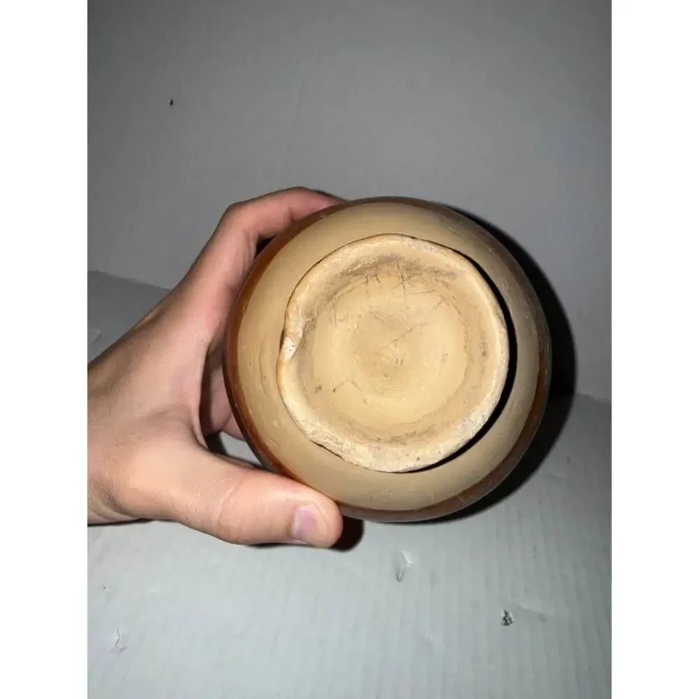 Preowned Tonala Jalisco Canelo Pottery Unsigned 8